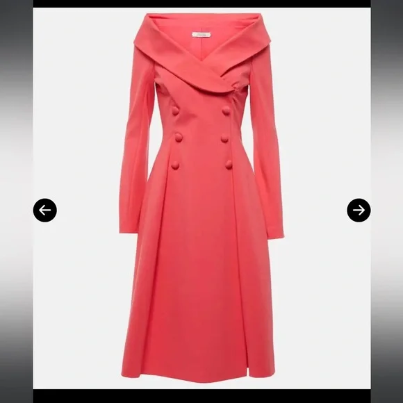 Dorothee Schumacher emotional essence off the shoulder pink blazer dress - Picture 2 of 16